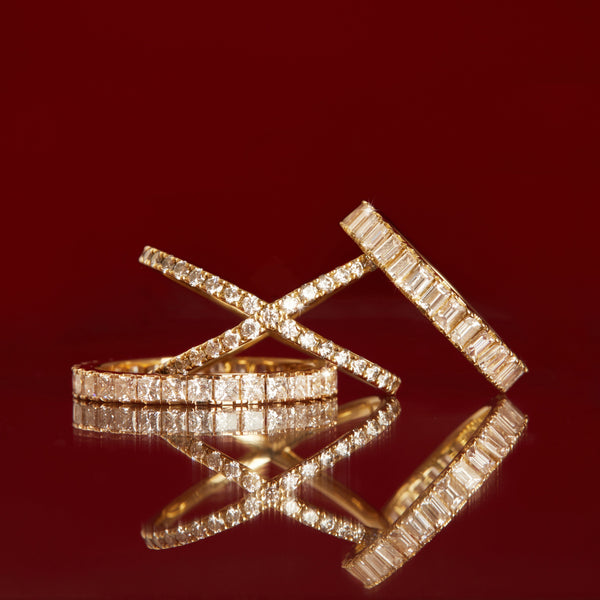 Diamond X Ring