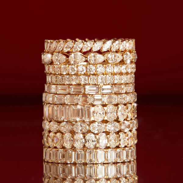 Oval Diamond Eternity Ring
