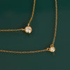 Medium Diamond Bezel Necklace