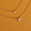 Medium Diamond Bezel Necklace