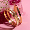 Classic Gold Hinged Bracelet