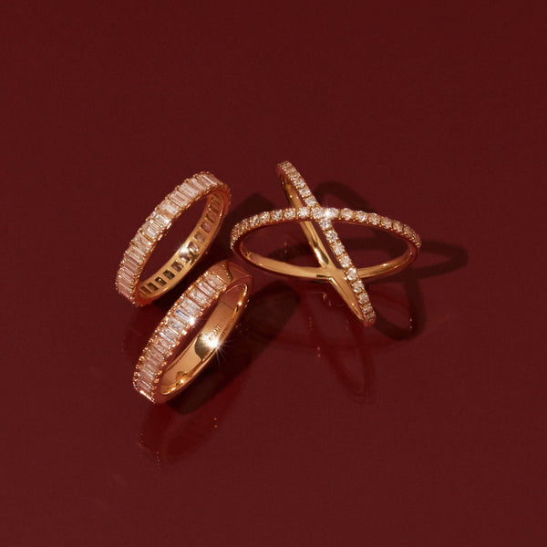 Diamond X Ring