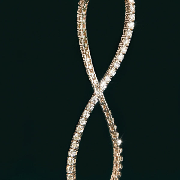 Classic Diamond Tennis Necklace