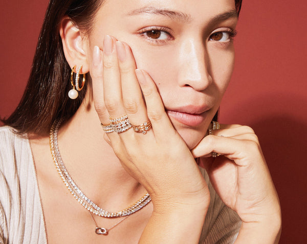 Pearl Hoop Earrings
