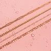 Large Gold Curb Chain Anklet