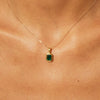 Lab Grown Emerald Heirloom Pendant