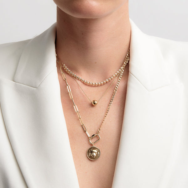 AURATE X KERRY: Lioness Pendant Necklace
