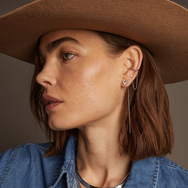 Aurate x Frye: Spur Lariat Earrings