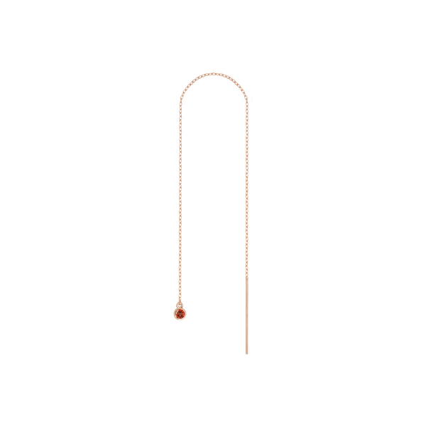 Birthstone Ear Chain Threader