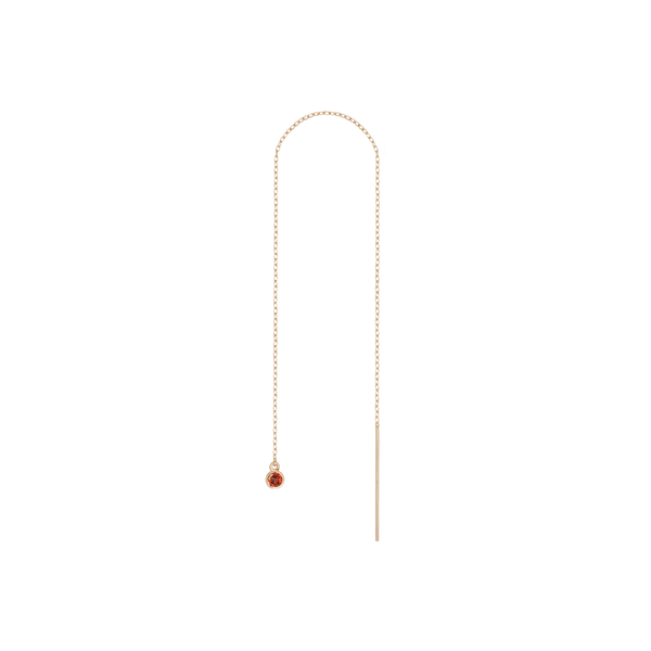 Birthstone Ear Chain Threader
