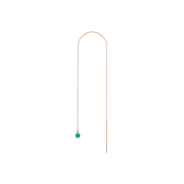 Birthstone Ear Chain Threader (Pair)