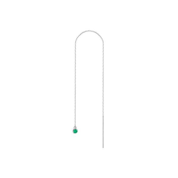 Birthstone Ear Chain Threader