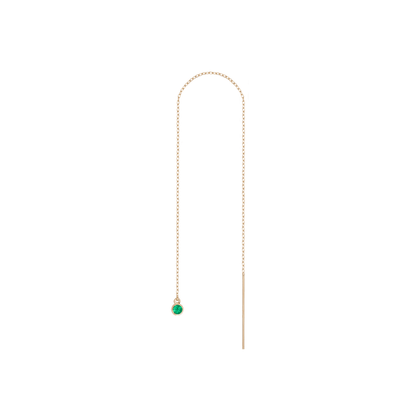 Birthstone Ear Chain Threader (Pair)