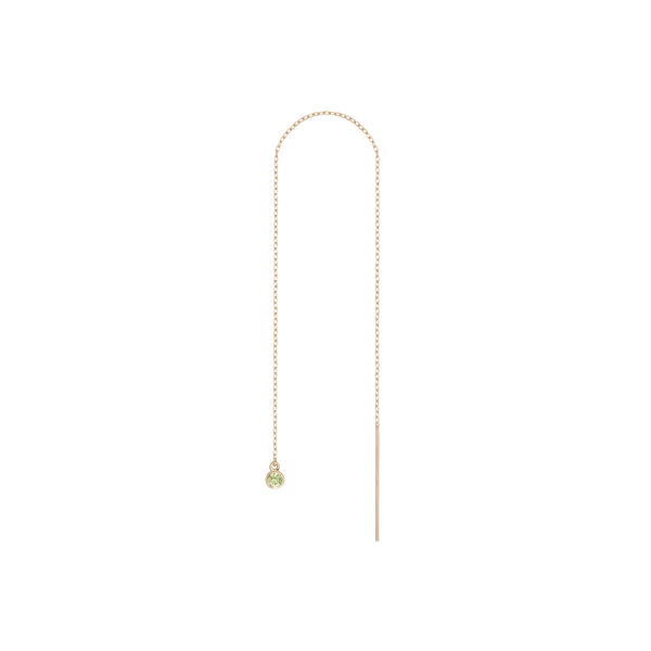 Birthstone Ear Chain Threader