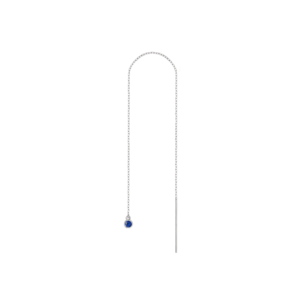 Birthstone Ear Chain Threader (Pair)