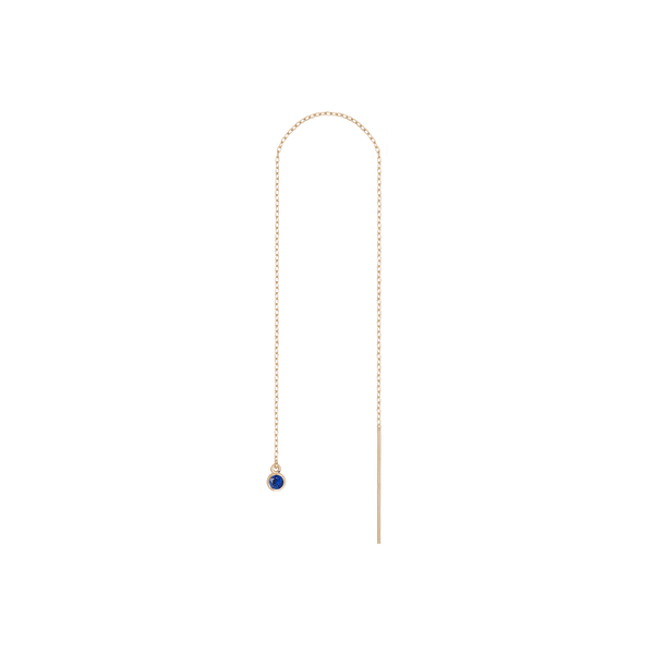 Birthstone Ear Chain Threader