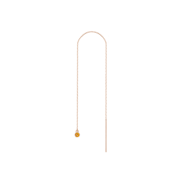Birthstone Ear Chain Threader (Pair)