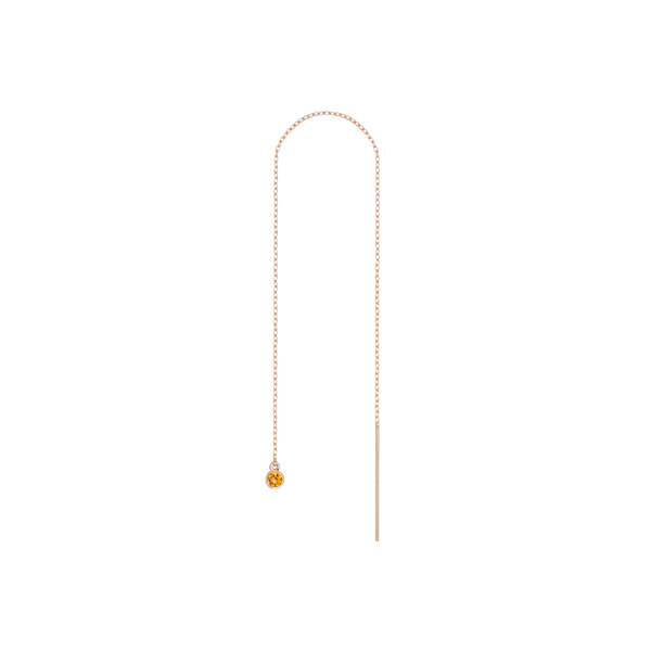Birthstone Ear Chain Threader