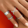 Diamond X Ring