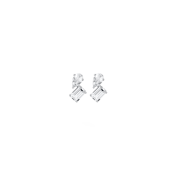 Toi et Moi Gemstone Mini Heirloom Earring