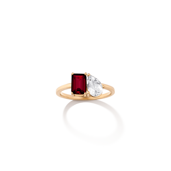 Toi et Moi Gemstone Classic Ring