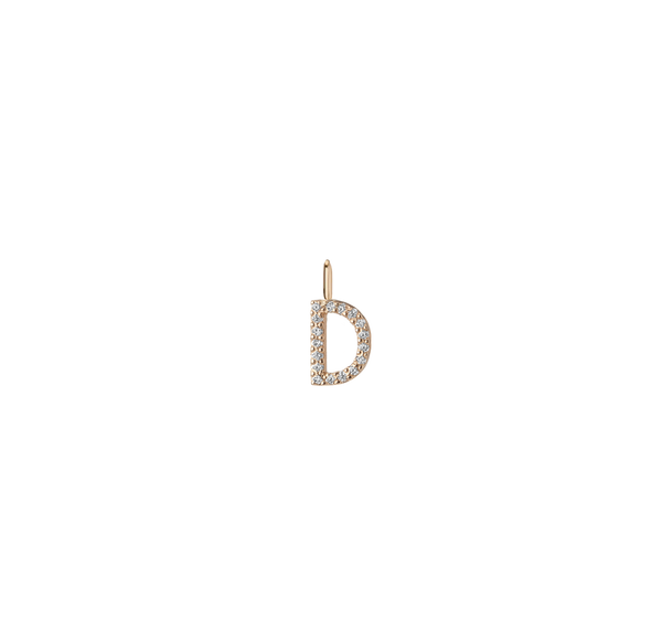 Classic Diamond Letter Necklace