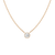 Extra Large Lab Grown Diamond Bezel Necklace