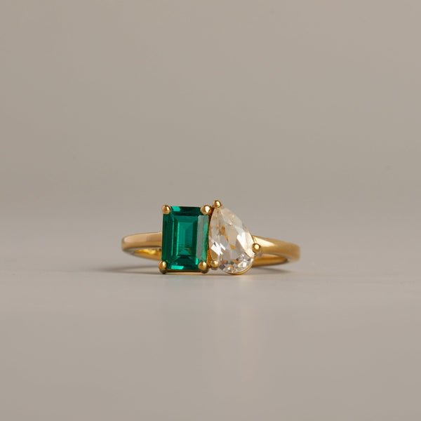 Toi et Moi Gemstone Classic Ring
