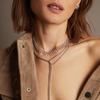 Aurate x Frye: Marquise Fringe Necklace