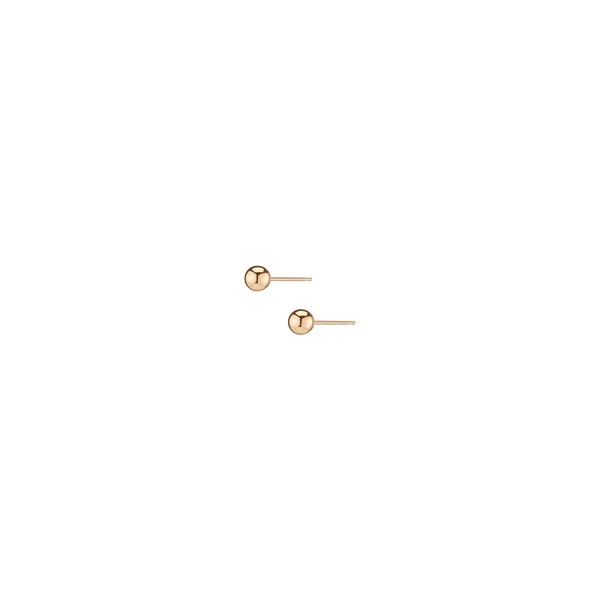 Gold Ball Studs 4mm