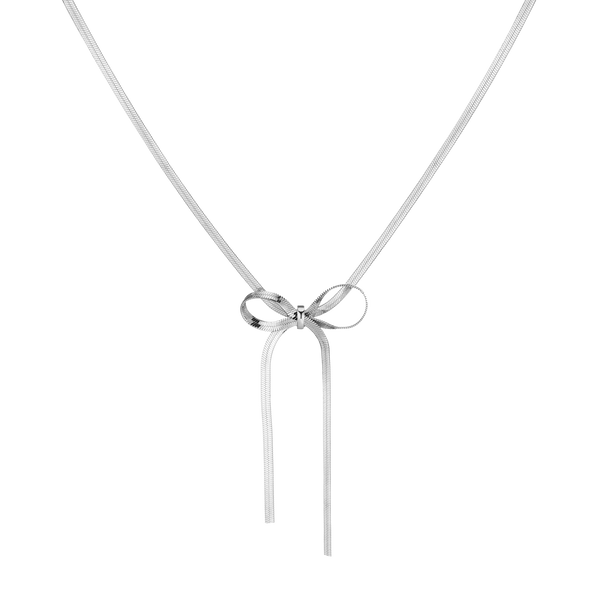 Herringbone Bow Choker