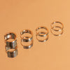 Skinny Gold Hinged Huggie Earrings (12mm)