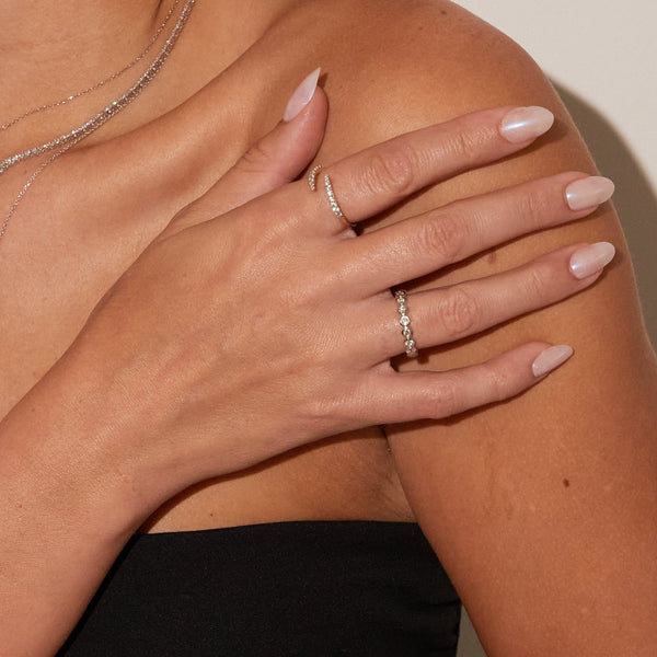 Lab Grown Diamond Bezel Eternity Ring