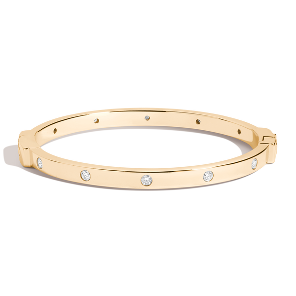 Lab Grown Diamond Station Cuff Bracelet