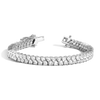 Lab Grown White Sapphire Love Affair Tennis Bracelet