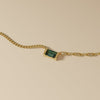 AURATE X MICHELLE: Tranquility Blue Topaz Chain Necklace