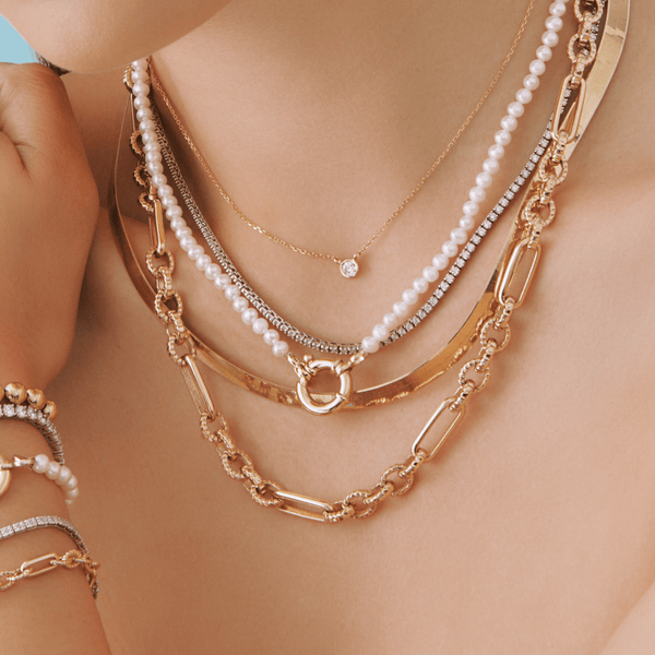 Classic Diamond Tennis Necklace