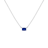 Birthstone Baguette Necklace