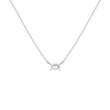 Birthstone Baguette Necklace