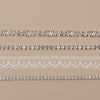 Lab Grown White Sapphire Mixed Shape Tennis Necklace