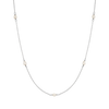 Organic Pearl Station Necklace