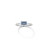 Birthstone Baguette Ring - Alexandrite