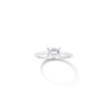Birthstone Baguette Ring - Garnet