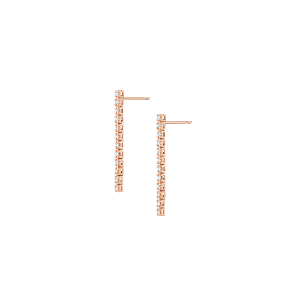 Petite Lab Grown Diamond Tennis Earrings