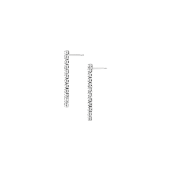 Petite Lab Grown Diamond Tennis Earrings