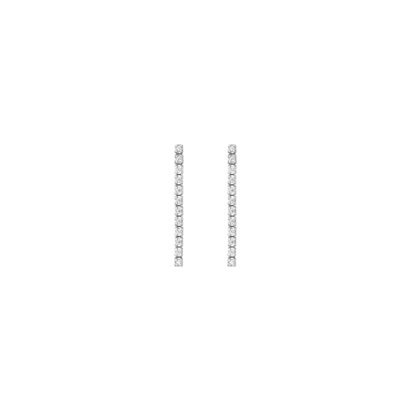 Petite Lab Grown Diamond Tennis Earrings