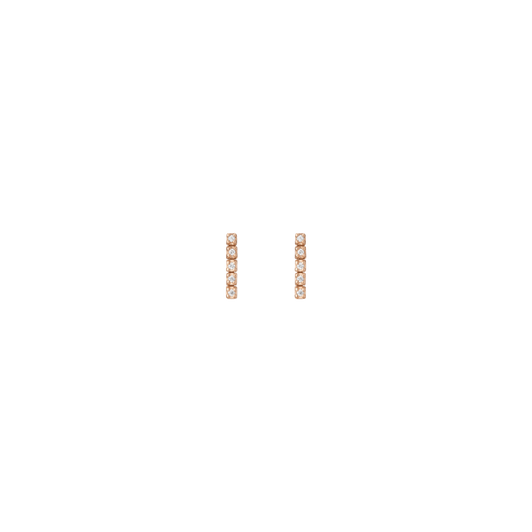 Petite Lab Grown Diamond Tennis Earrings