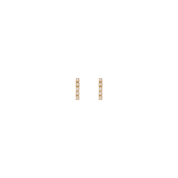 Petite Lab Grown Diamond Tennis Earrings