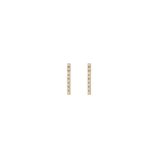 Petite Lab Grown Diamond Tennis Earrings