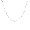 Lab Grown Diamond Wave Tennis Necklace